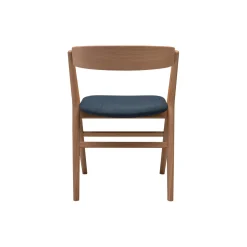 Sibast No 9 spisebordsstol, sæbehandlet eg/navy