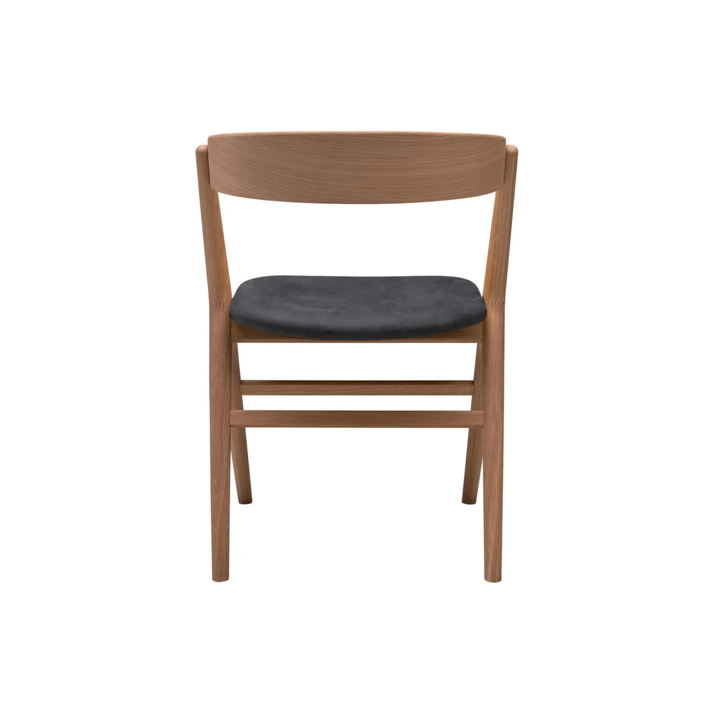 Sibast No 9 spisebordsstol, sæbehandlet eg/dark grey