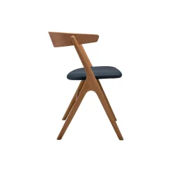 Sibast No 9 spisebordsstol, olieret eg/navy