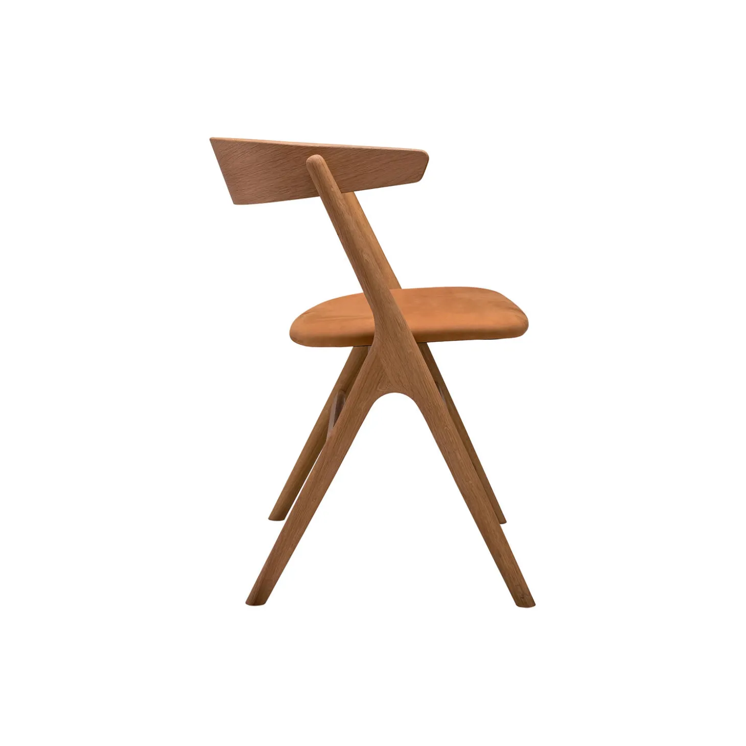 Sibast No 9 spisebordsstol, olieret eg/cognac