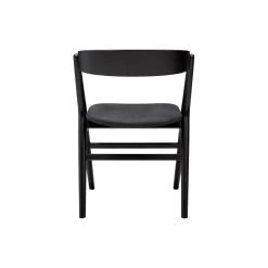 Sibast No 9 spisebordsstol, sortlakeret eg/dark grey