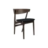 Sibast No 7 spisestol, dark oiled oak/black