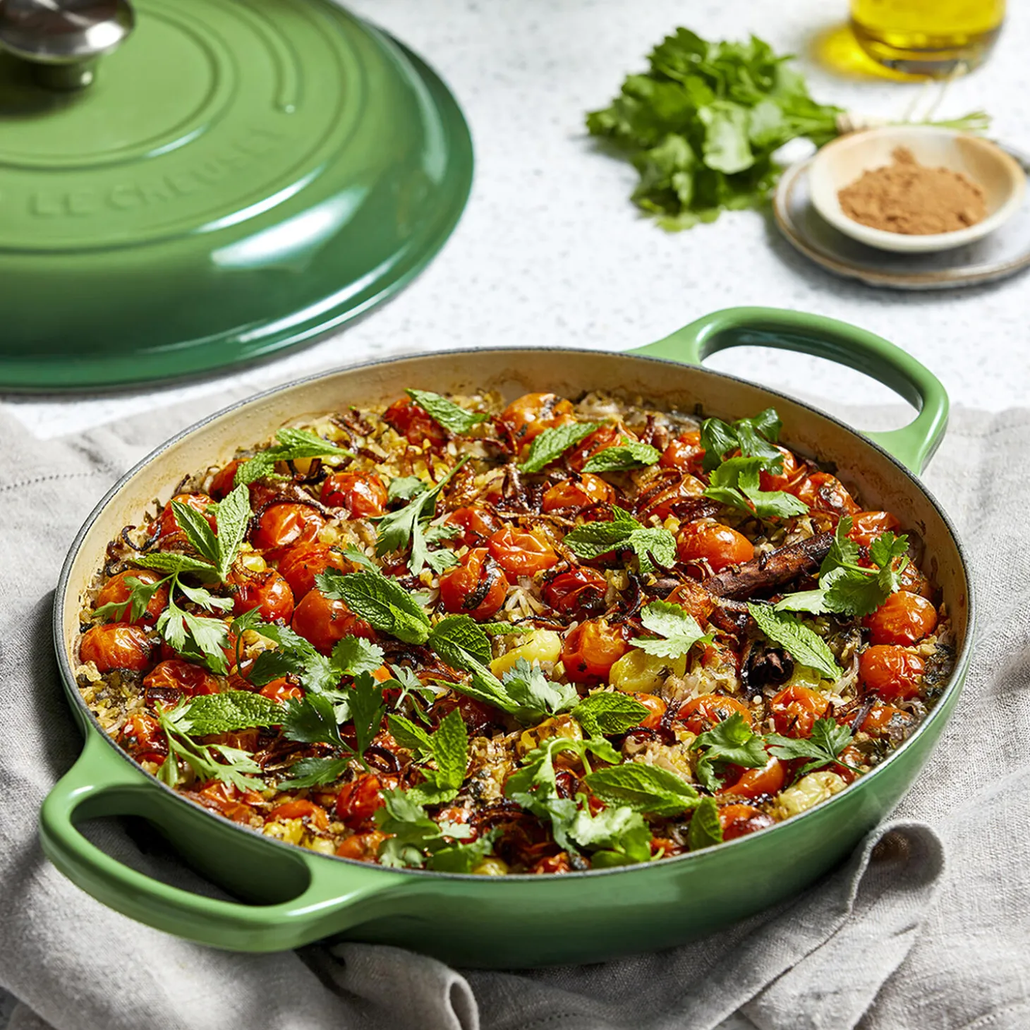 Signature Buffetgryde 30 cm, bamboo green