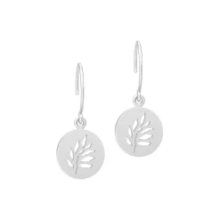 Signature Earrings, silver