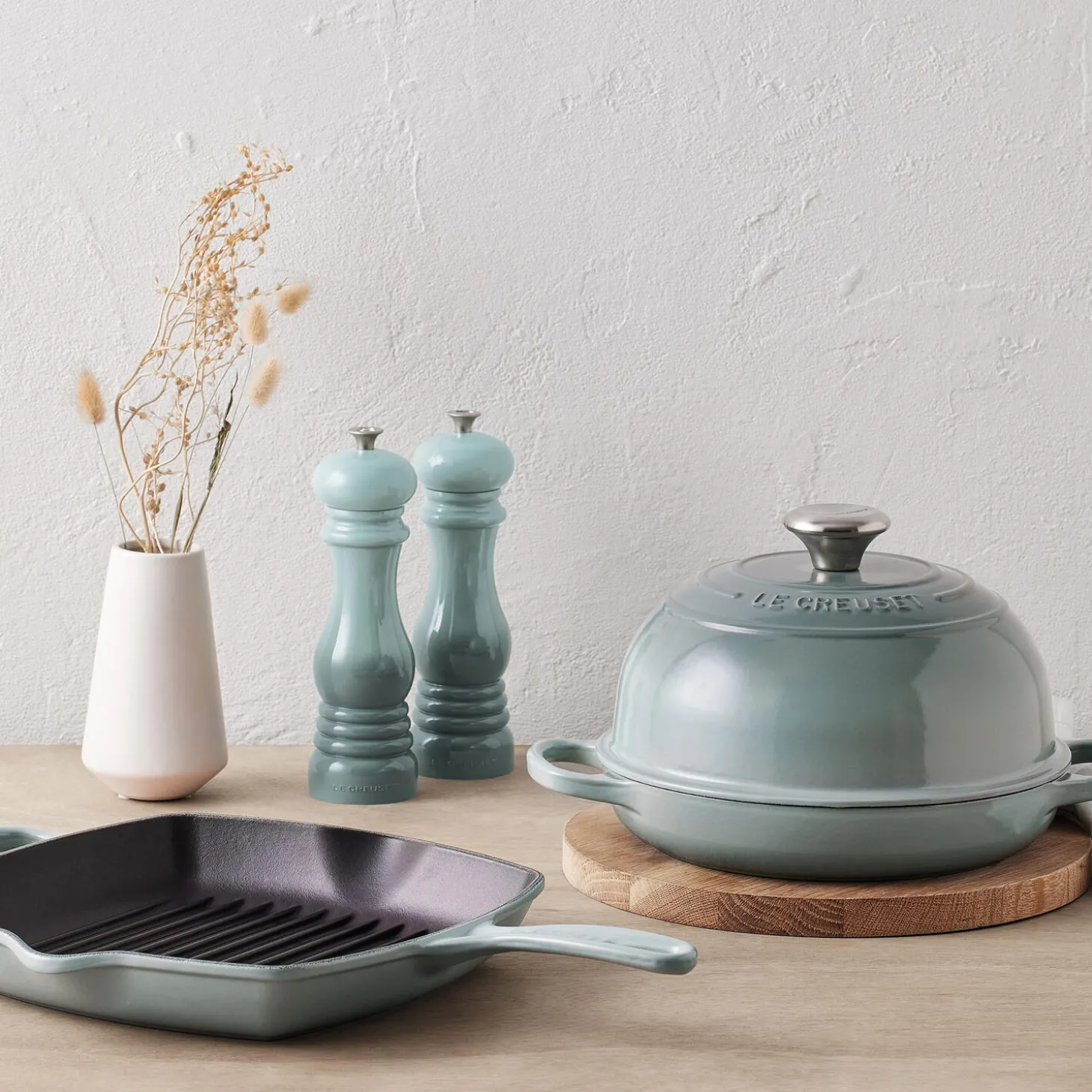 Signature Kvadratisk grillpande, sea salt