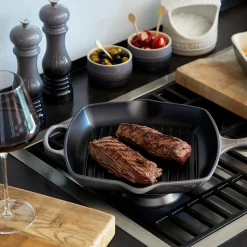 Signature Kvadratisk grillpande, flint