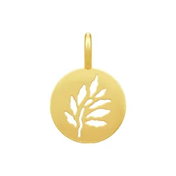 Signature Pendant, gold
