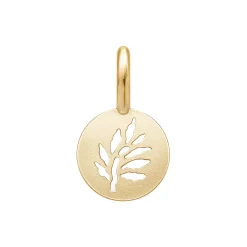 Signature Pendant Small, gold