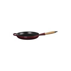 Signature stegepande med træhåndtag Ø 28 cm, garnet