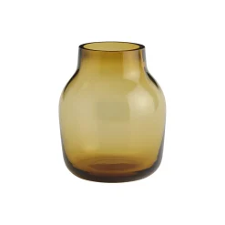 Silent Vase, burnt orange