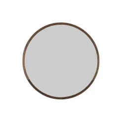Silhouette spejl Ø 100 cm, oiled walnut