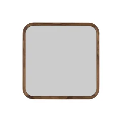 Silhouette spejl 70x70 cm, oiled walnut