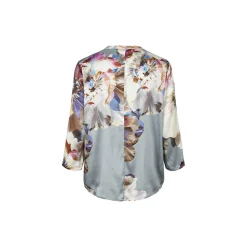 Silky Bali blouse, metal grey