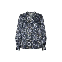 Silky Danola blouse, lavender crystal