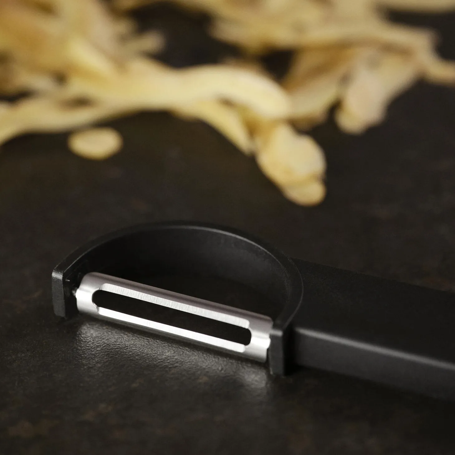 Singles grøntsagsskræller, black