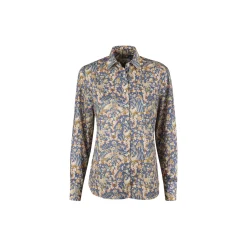 Siri Shirt, blue pattern