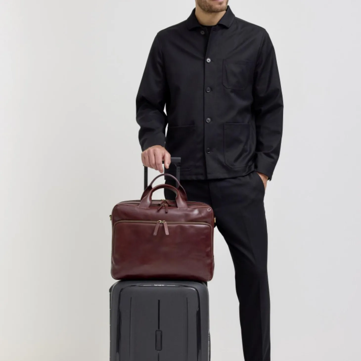SKAGEN Briefcase, brown