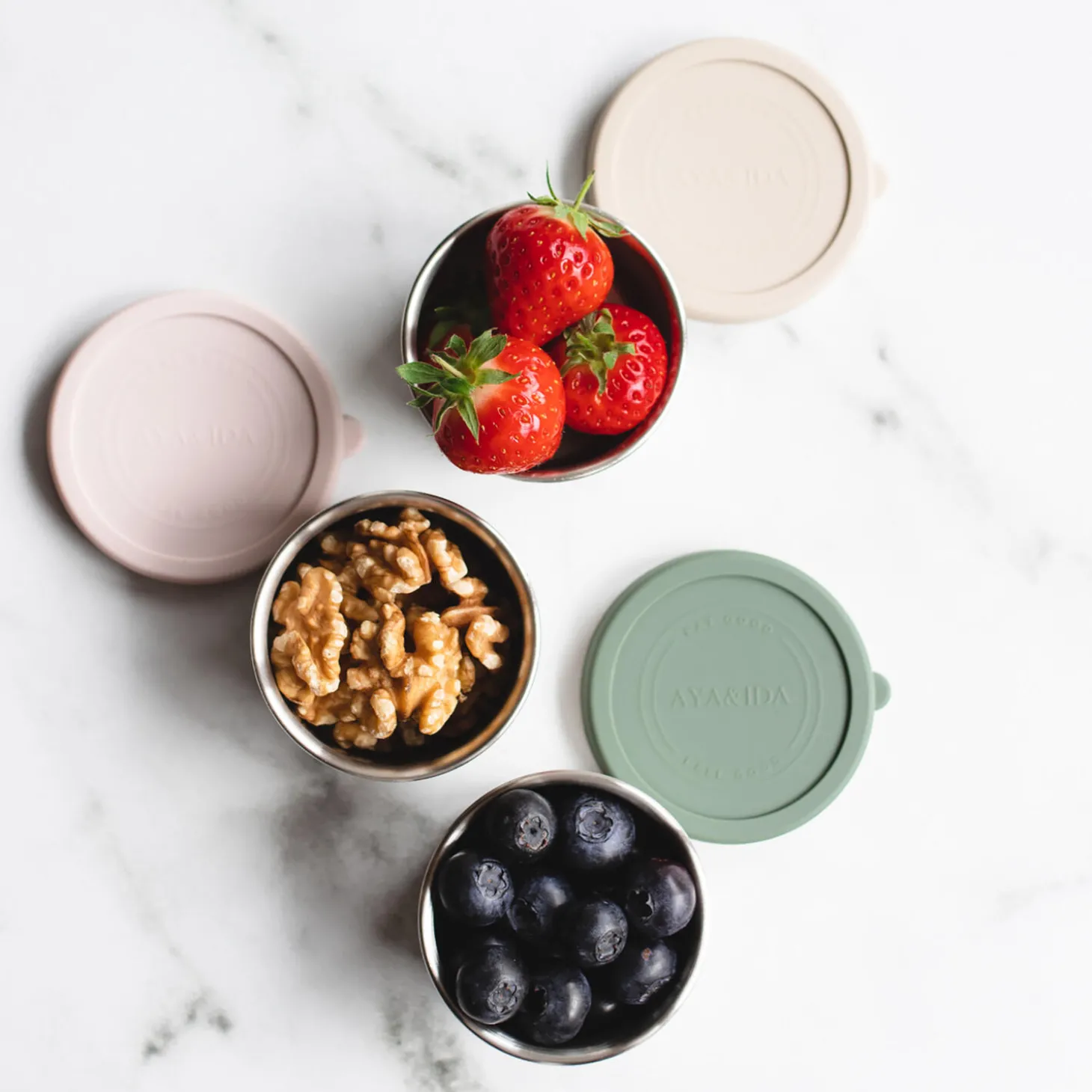 Snack Container, dark grey/tropical green