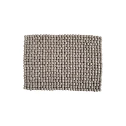 SNOW DROP Mat, dusty brown