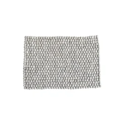 SNOW DROP Mat, light grey