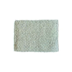 SNOW DROP Mat, white