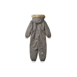 Snowsuit Moe, black sea open flowers