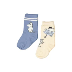 Socks 2-pack, dark night moomin