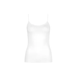 Soft Touch Spaghetti Top, white