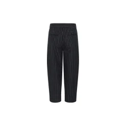 SolbrittPW Pants, navy pinstripe