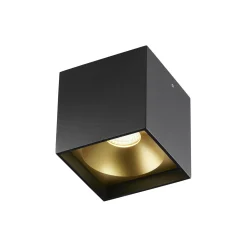 Solo SQUARE loftlampe, sort/guld