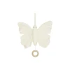 Sommerfugl musikuro, antique white