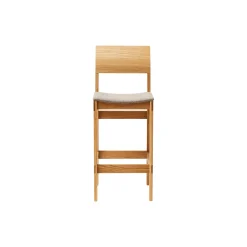 Sonder Bar Chair 65, oiled oak/Hallingdal 0227