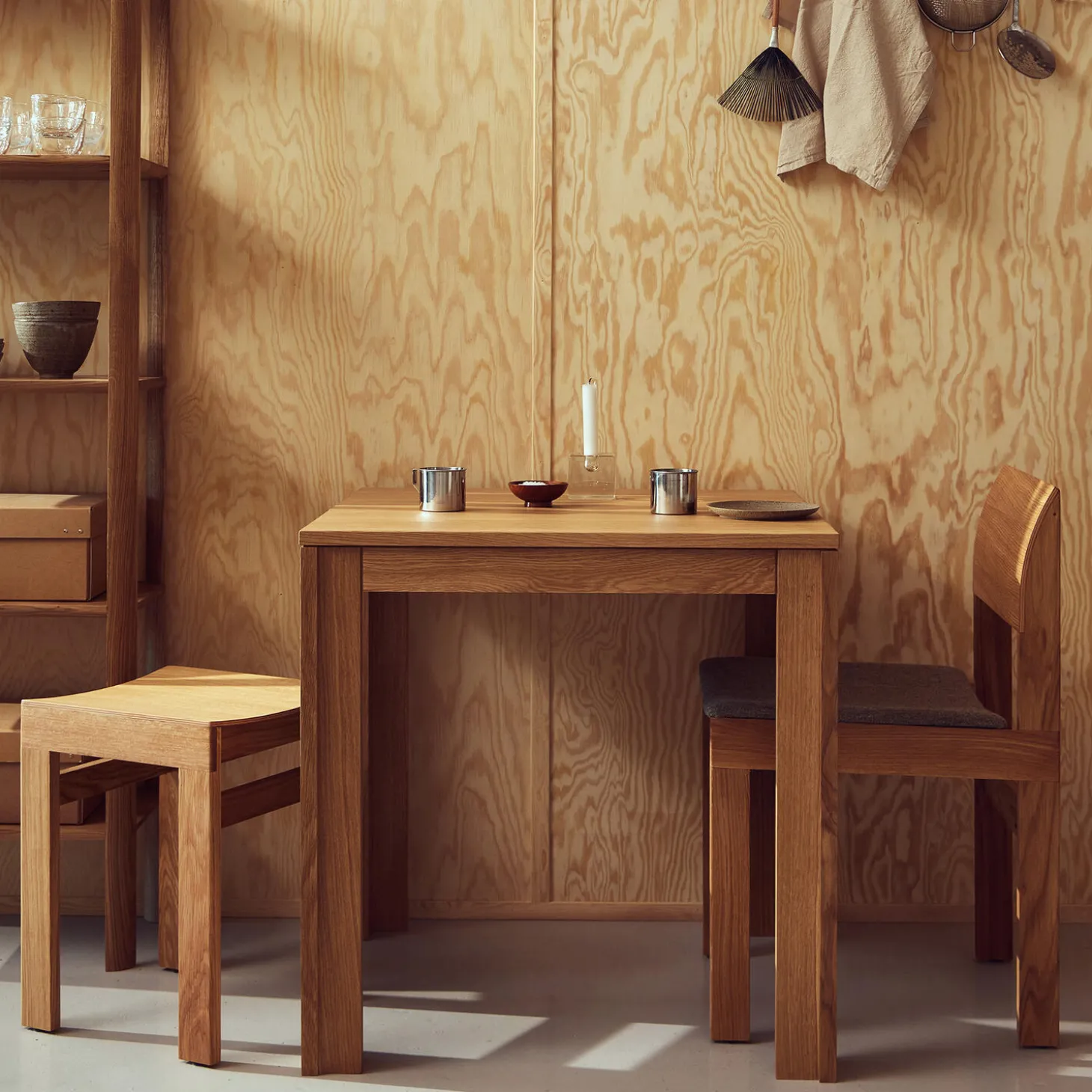 Sonder Stool, oiled oak