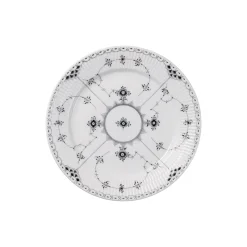 Sort Musselmalet Halvblonde tallerken Ø 27 cm