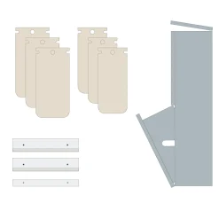 SORTED Standard Tall affaldssortering, denim blue