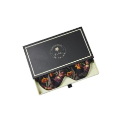 Sovemaske, black hibiscus