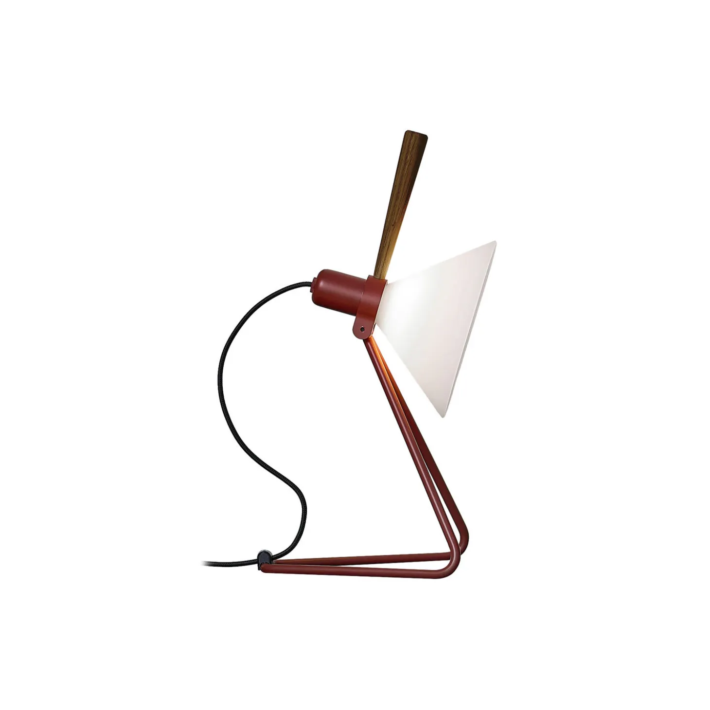 Spot 356 bord/væg lampe, oxide rød