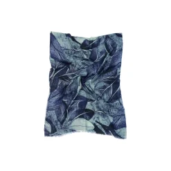 SPRING LEAVES tørklæde, blue