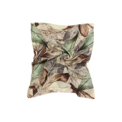 SPRING LEAVES tørklæde, brown/olive