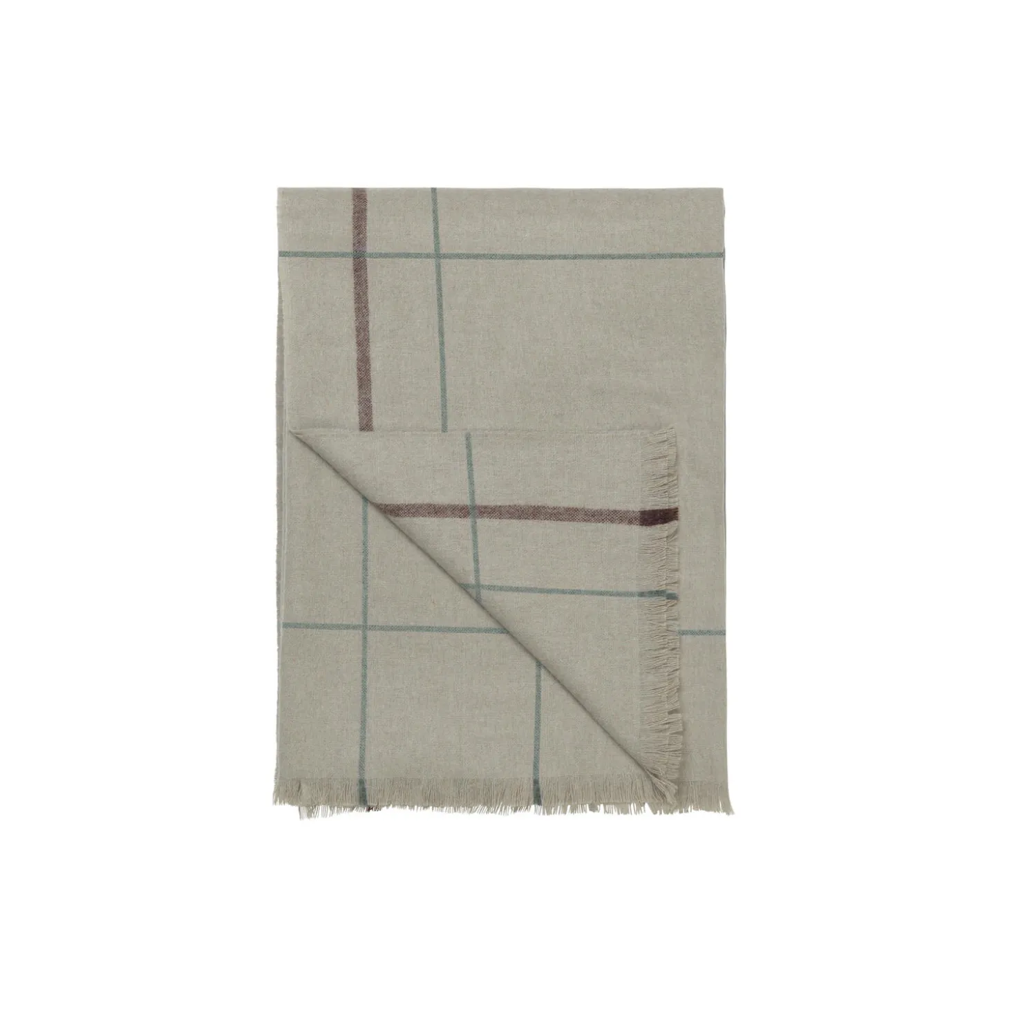 Square plaid, light green