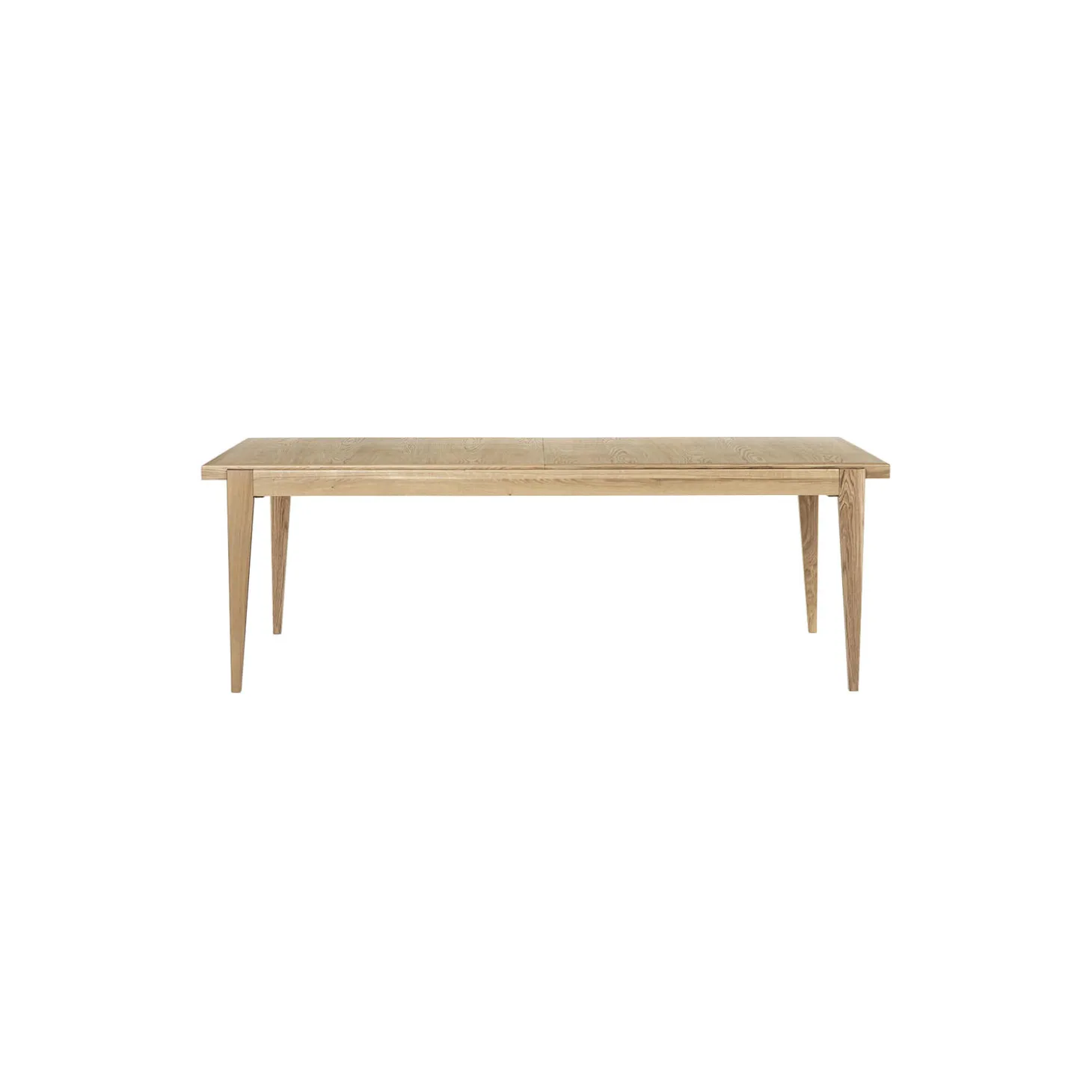 S-Table Dining Table Rectangular Extendable, matt lacquered oak