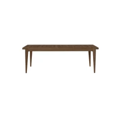 S-Table Dining Table Rectangular Extendable, matt lacquered american walnut