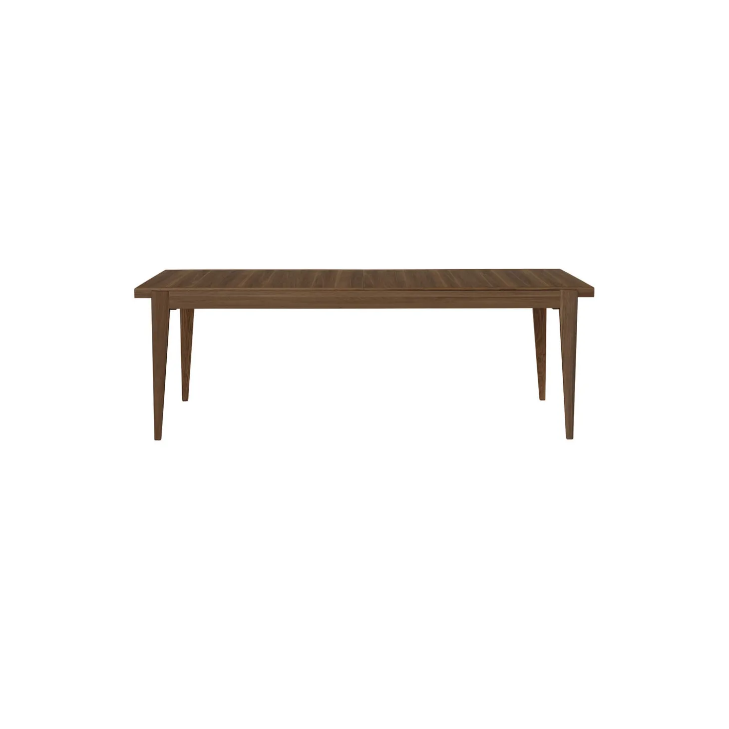 S-Table Dining Table Rectangular Extendable, matt lacquered american walnut