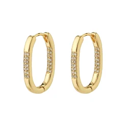 STAR Hoops, gold plated