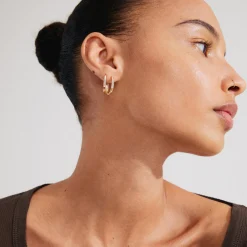 STAR Hoops, gold plated