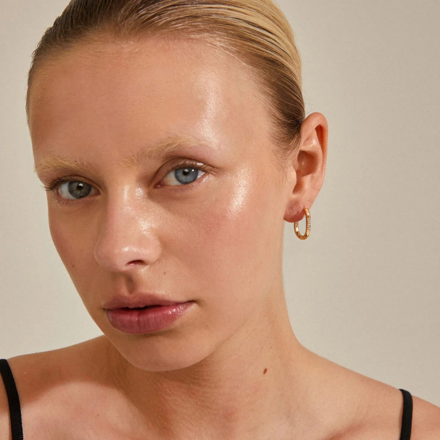 STAR Hoops, gold plated