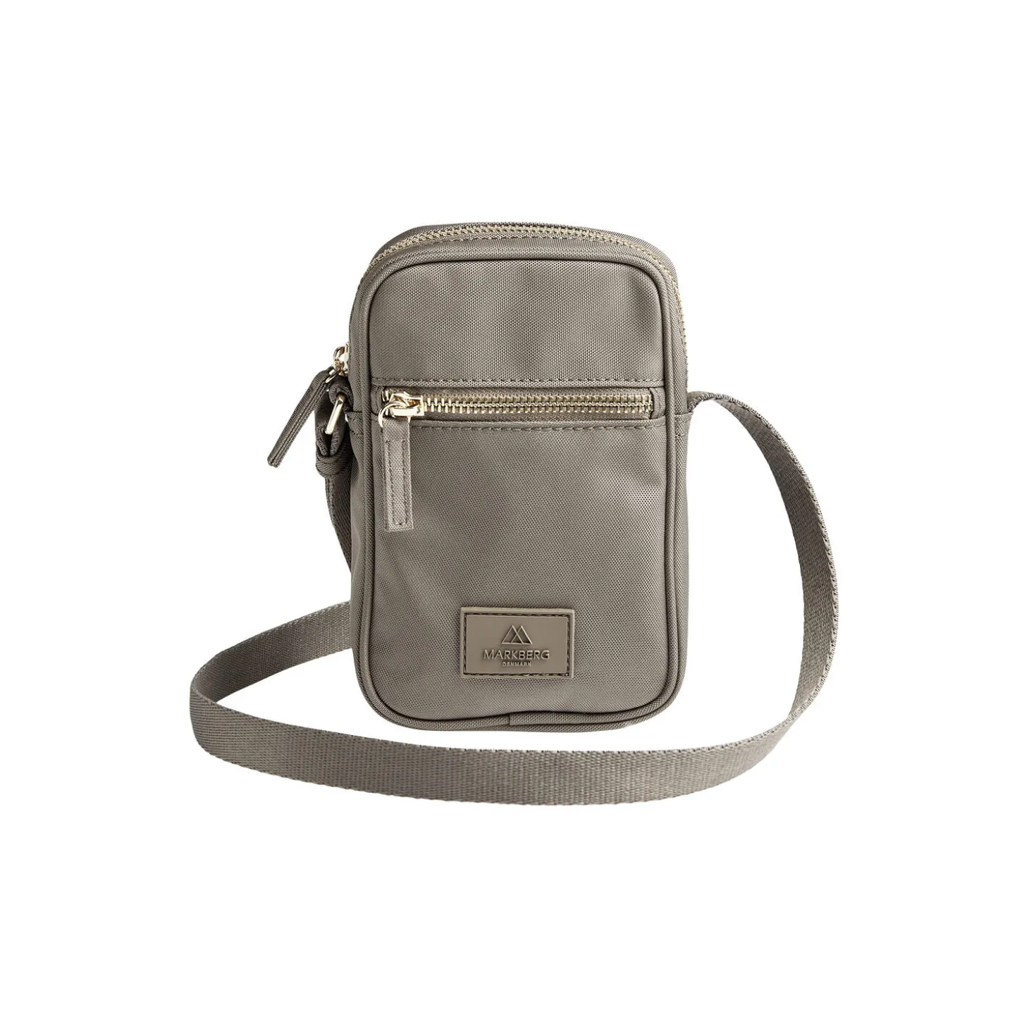 StateMBG Mini Cross. Bag Recycled, walnut w/gold