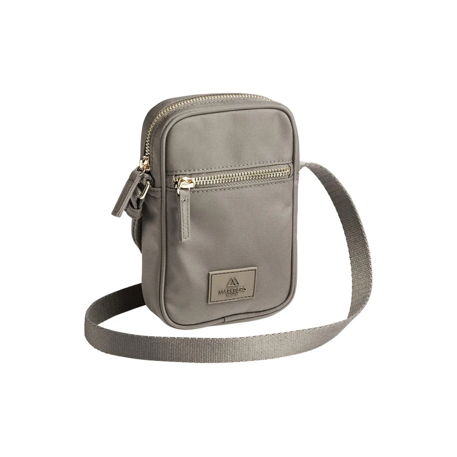 StateMBG Mini Cross. Bag Recycled, walnut w/gold