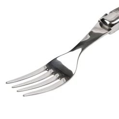 Steakgaffel, sort horn struktur