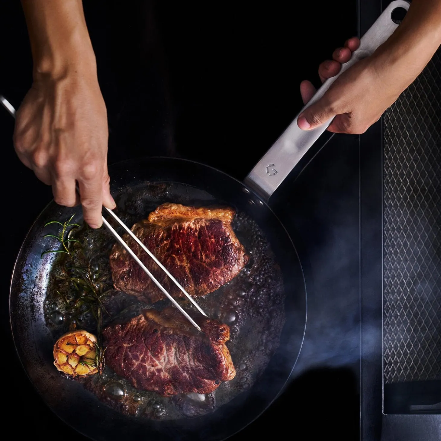 Stegepande carbonstål Ø 28 cm